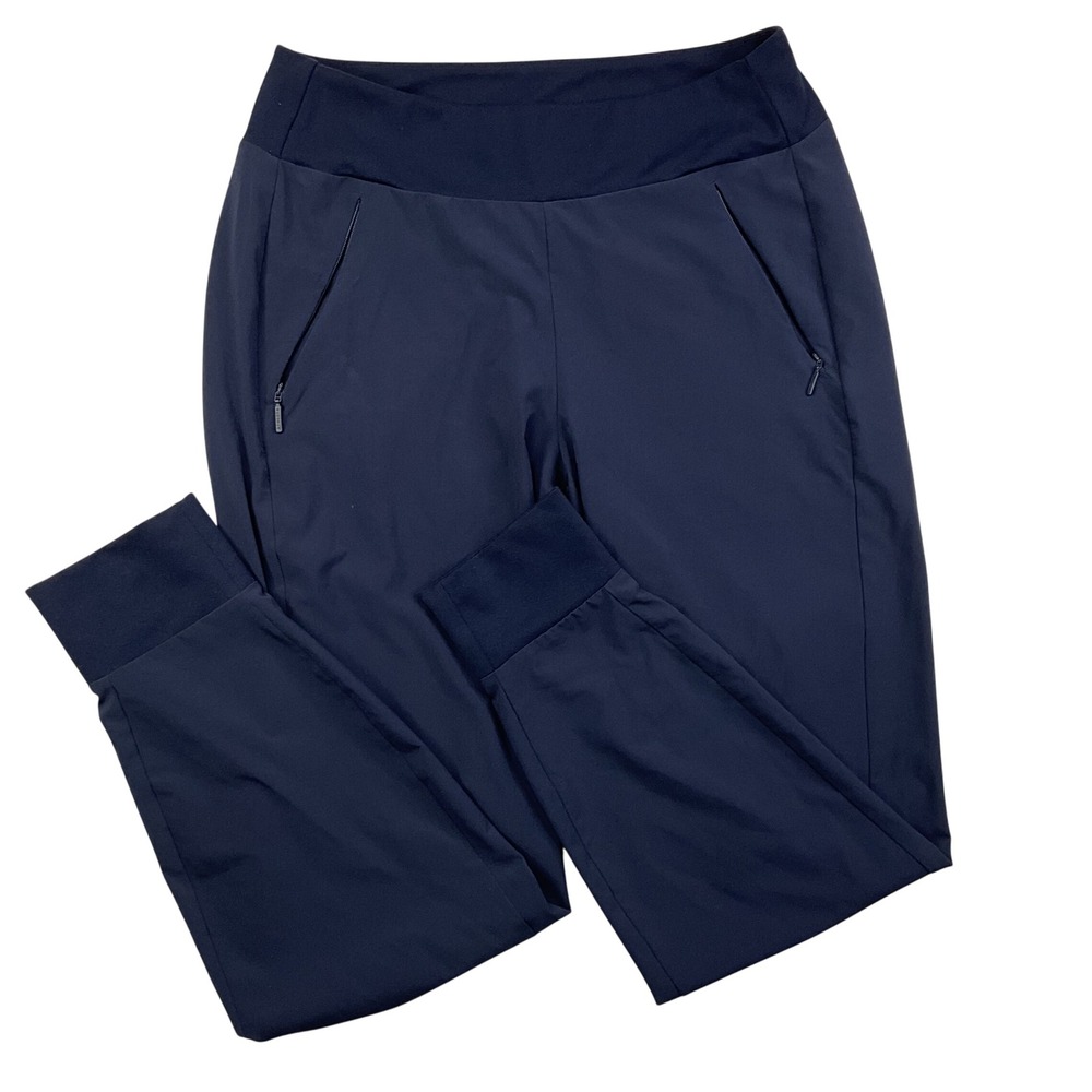 Athleta Soho Joggers Pants Women Size 6 Blue 777555 Gym Train Yoga Lightweight